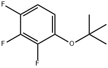 2,3,4-Trifluorophenyl-tert-butyl-ether 化学構造式