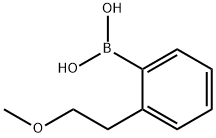 2-(2-甲氧基乙基)苯基硼酸,1122568-03-9,结构式