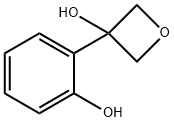 3-(2-Hydroxyphenyl)oxetan-3-ol Structure