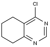 4-氯-5,6,7,8-四氢-喹唑啉, 1125-62-8, 结构式