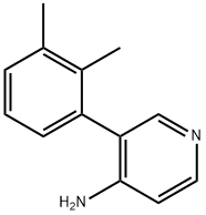 3-(2,3-二甲基苯基)吡啶-4-胺 结构式