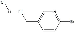 2-ブロモ-5-(クロロメチル)ピリジン塩酸塩 化学構造式