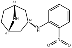 endo-N-(2-nitrophenyl)-8-aza-bicyclo [3.2.1] octan-3-amine Structure