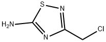 3-(氯甲基)-1,2,4-噻二唑-5-胺,112807-11-1,结构式