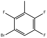 2,3,6-三氟-5-溴甲苯 结构式