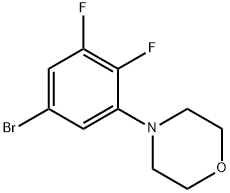 4-(5-broMo-2,3-difluorophenyl)Morpholine Structure