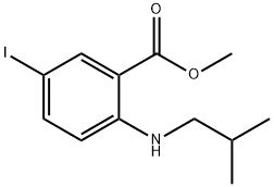 Methyl 5-iodo-2-(isobutylaMino)benzoate Struktur