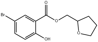 (四氢呋喃-2-基)5-溴-2-羟基苯甲酸甲酯, 1131587-68-2, 结构式