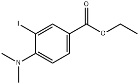 Ethyl 4-(diMethylaMino)-3-iodobenzoate 化学構造式