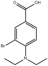 3-BroMo-4-(diethylaMino)benzoic acid Structure