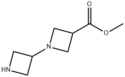 Methyl [1,3'-biazetidine]-3-carboxylate Struktur