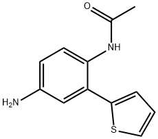 N-(4-amino-2-(thiophen-2-yl)phenyl)acetamide Structure