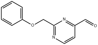 2-(PHENOXYMETHYL)-4-PYRIMIDINECARBALDEHYDE 结构式