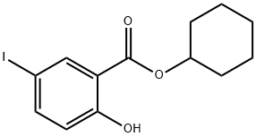 Cyclohexyl 2-hydroxy-5-iodobenzoate Structure