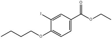 Ethyl 4-butoxy-3-iodobenzoate,1131614-79-3,结构式