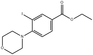 Ethyl 3-iodo-4-Morpholinobenzoate Structure