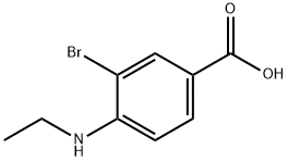 3-BroMo-4-(ethylaMino)benzoic acid Structure