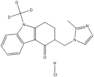 Ondansetron-D3 结构式