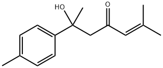 6-ヒドロキシ-2-メチル-6-P-トリルヘプト-2-エン-4-オン 化学構造式