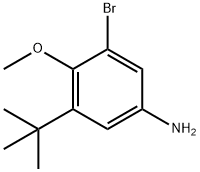 3-BroMo-5-(tert-butyl)-4-Methoxyaniline Structure