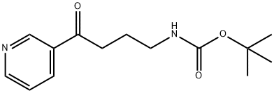 tert-Butyl (4-oxo-4-(pyridin-3-yl)butyl)carbaMate Struktur