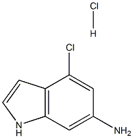 6-AMINO-4-CHLOROINDOLE HYDROCHLORIDE|4-氯-1H-吲哚-6-胺盐酸盐