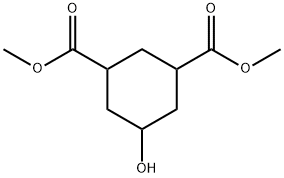 1,3diMethyl 5hydroxycyclohexane1,3dicarboxylate Structure