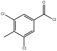 3,5-Dichloro-4-Methylbenzoyl chloride Struktur