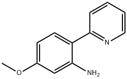 5-甲氧基-2-(吡啶-2-基)苯胺 结构式