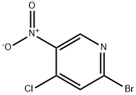 2-BroMo-4-chloro-5-nitropyridine Structure