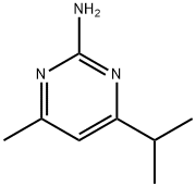 2-氨基-4-异丙基-6-甲基嘧啶 结构式