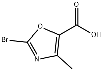 2-BroMo-4-Methyloxazole-5-carboxylic acid Struktur