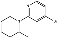 4-Bromo-2-(2-methylpiperidin-1-yl)pyridine Structure