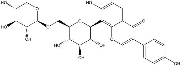 Pueraria glycoside 2 Struktur