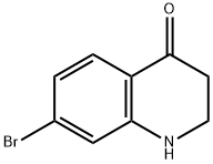 7-ブロモ-2,3-ジヒドロキノリン-4(1H)-オン 化学構造式