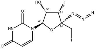 1-((2R,3S,4S,5S)-5-azido-4-fluoro-3-hydroxy-5-iodoMethyl-tetrahydro-furan-2-yl)-1H-pyriMidine-2,4-dione|