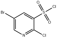 5-溴-2-氯吡啶-3-磺酰氯,1146290-19-8,结构式