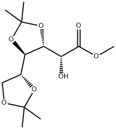 (R)-Methyl 2-hydroxy-2-((4R,4'R,5R)-2,2,2',2'-tetraMethyl-4,4'-bi(1,3-dioxolan)-5-yl) acetate Structure