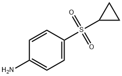 4-(cyclopropanesulfonyl)aniline Struktur