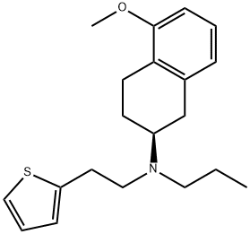 (S)-5-甲氧基-N-丙基-N-(2-(噻吩-2-基)乙基)-1,2,3,4-四氢萘-2-胺, 1148154-91-9, 结构式
