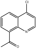 1-(4-Chloro-quinolin-8-yl)-ethanone 结构式