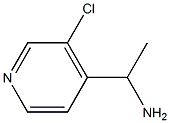 1-(3-CHLORO-4-PYRIDYL)ETHYLAMINE Struktur