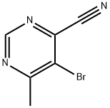 5-broMo-4-cyano-6-MethylpyriMidine Struktur