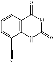 2,4-Dioxo-1,2,3,4-tetrahydroquinazoline-8-carbonitrile Struktur