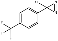 3-Chloro-3-[4-(trifluoromethyl)phenyl]-3H-diazirine Struktur