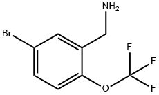 5-溴-2-三氟甲氧基苄胺,1152088-62-4,结构式