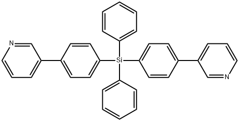 DPPS , Diphenylbis(4-(pyridin-3-yl)phenyl)silane Structure