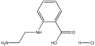 2-(2-aMinoethylaMino)benzoic acid hydrochloride Structure