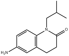 6-AMino-1-isobutyl-3,4-dihydroquinolin-2(1H)-one 结构式
