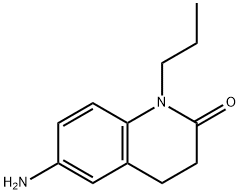 6-氨基-1-丙基-1,2,3,4-四氢喹啉-2-酮 结构式